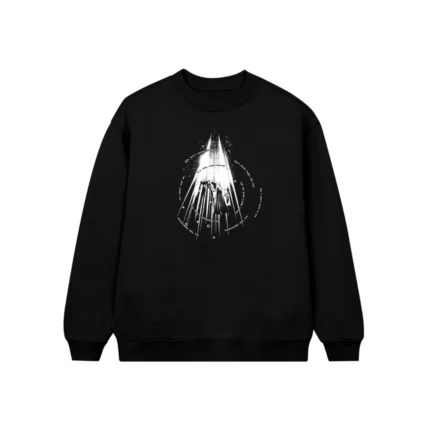 supernatural crewneck black ariana grande crewneck