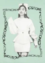 Ariana Grande Positions Mint Hoodie Detail